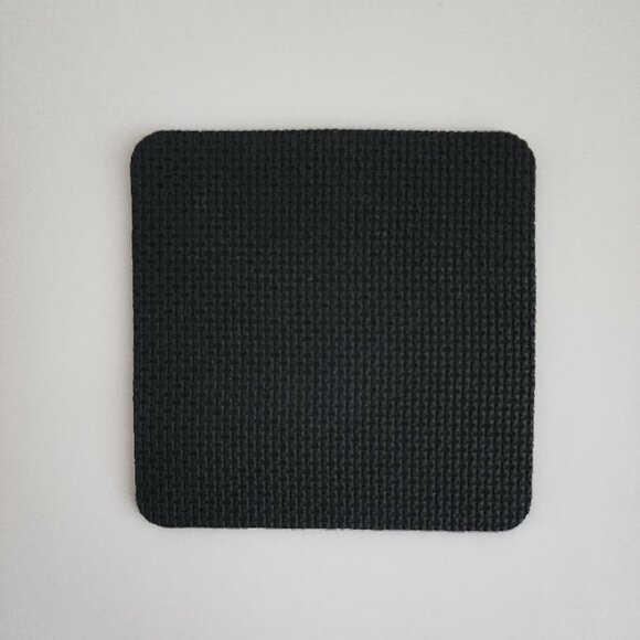 Grinch Diva 4x4 Inch Square Mat Rubber Fabric Coasters - Picture 5 of 5